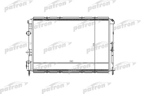 PRS3515 PATRON Радиатор системы охлаждения