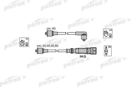 PSCI1001 PATRON Комплект проводов зажигания