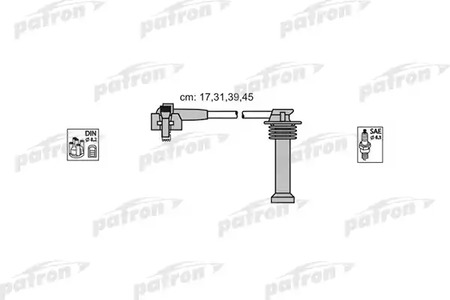 PSCI1004 PATRON Комплект проводов зажигания