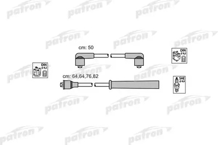 PSCI1016 PATRON Комплект проводов зажигания