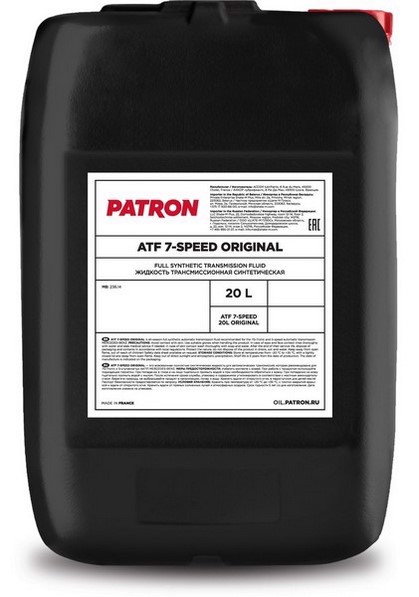 ATF 7-SPEED 20L ORIGINAL PATRON Жидкость гидравлическая