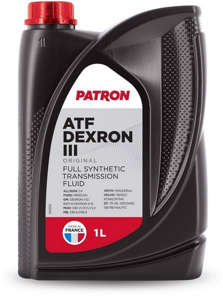 ATF DEXRON III 1L ORIGINAL PATRON Жидкость гидравлическая