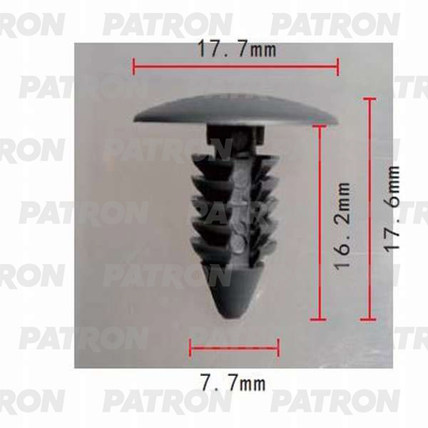 Клипса пластмассовая PATRON P37-0005