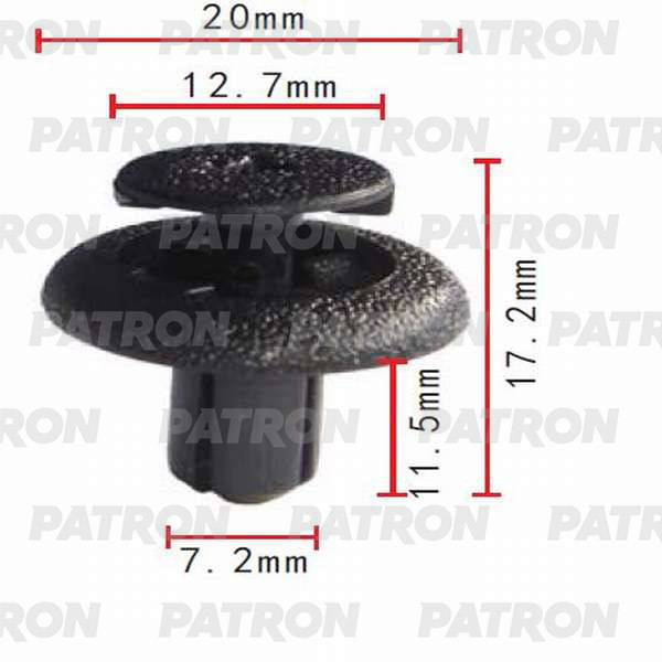 Клипса пластмассовая PATRON P37-0021