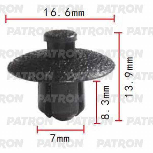 Клипса пластмассовая PATRON P37-0031