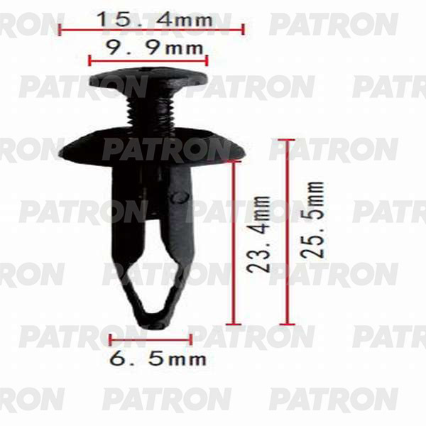 Клипса пластмассовая PATRON P37-0058