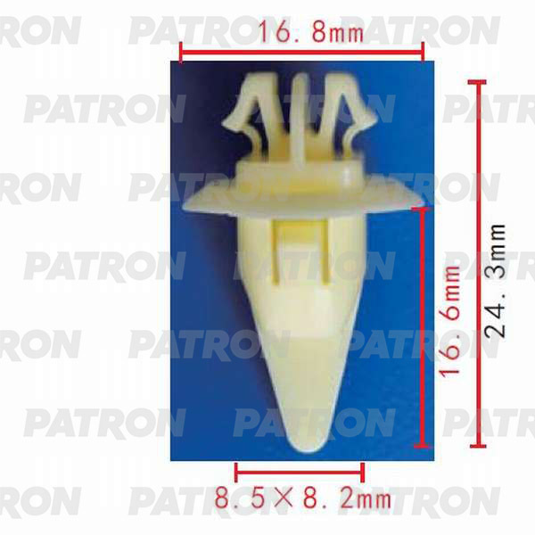 Клипса пластмассовая PATRON P37-0064