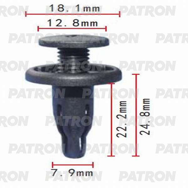 Клипса пластмассовая PATRON P37-0088