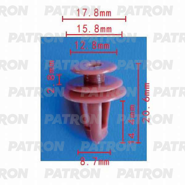 Клипса пластмассовая PATRON P37-0118