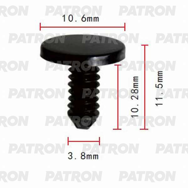 Клипса пластмассовая PATRON P37-0125