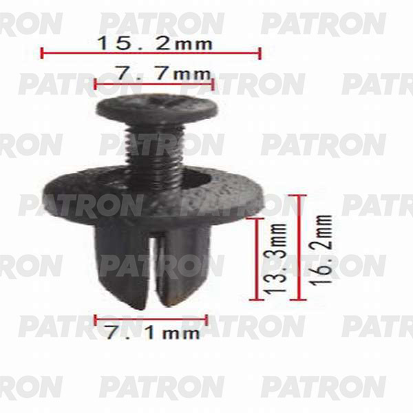 Клипса пластмассовая PATRON P37-0157