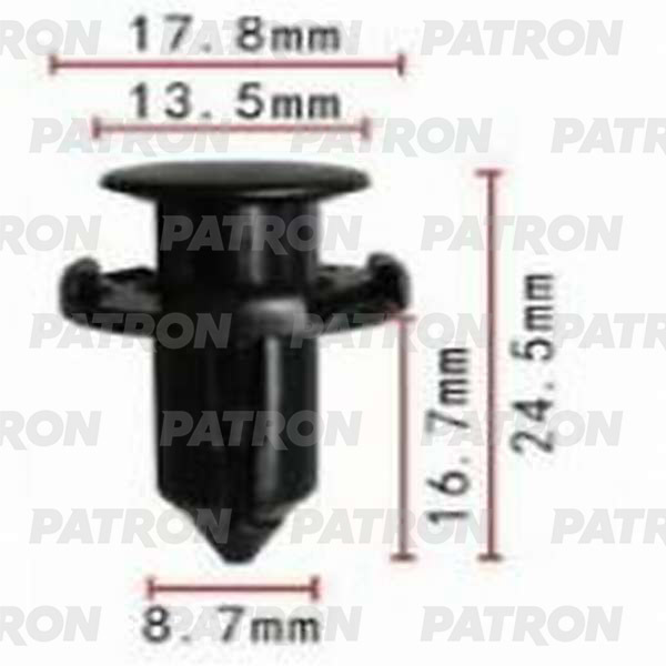 Клипса пластмассовая PATRON P37-0163