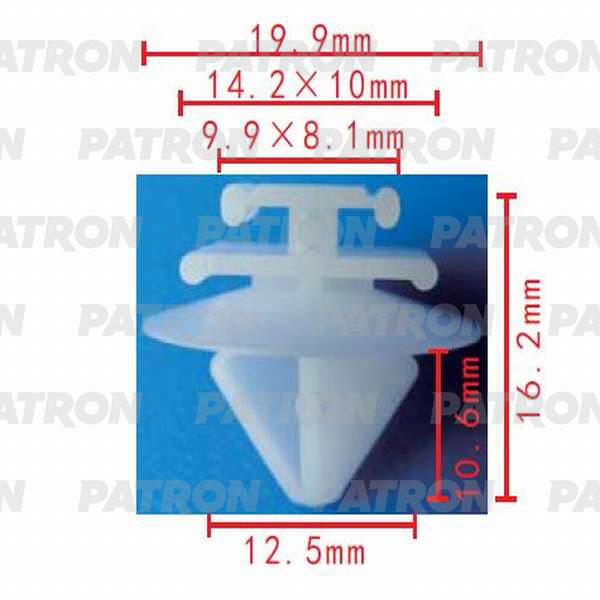 P37-0464 PATRON Клипса пластмассовая