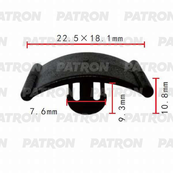 Клипса пластмассовая PATRON P37-0559