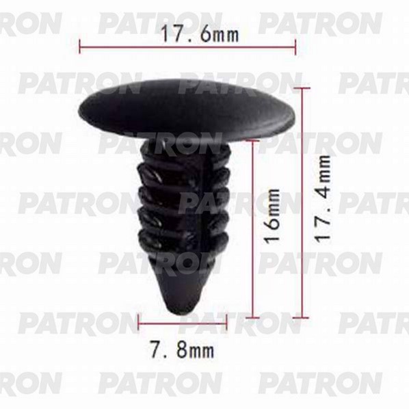 P37-0975 PATRON Скоба пластиковая