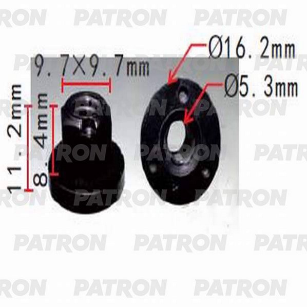 P37-1222 PATRON Гайка пластмассовая