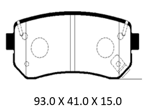 PBP099KOR PATRON Тормозные колодки