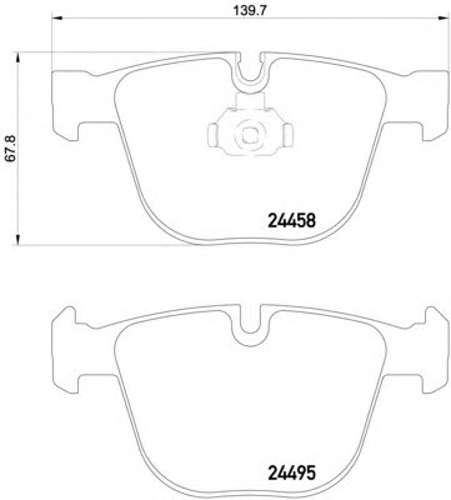 Колодки тормозные дисковые HELLA/BEHR/PAGID T1683