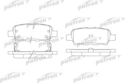 Тормозные колодки PATRON PBP169