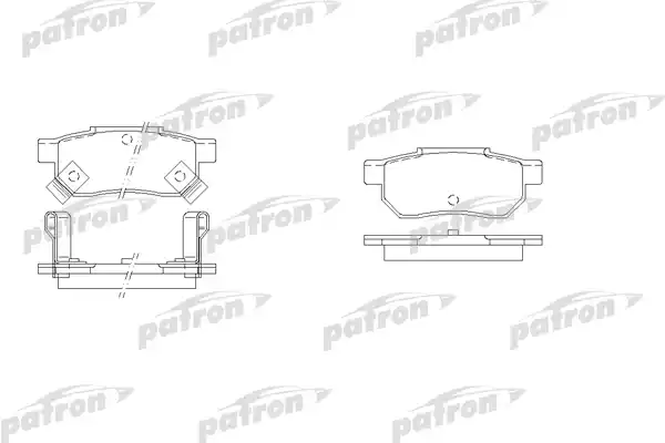 PBP621 PATRON Тормозные колодки