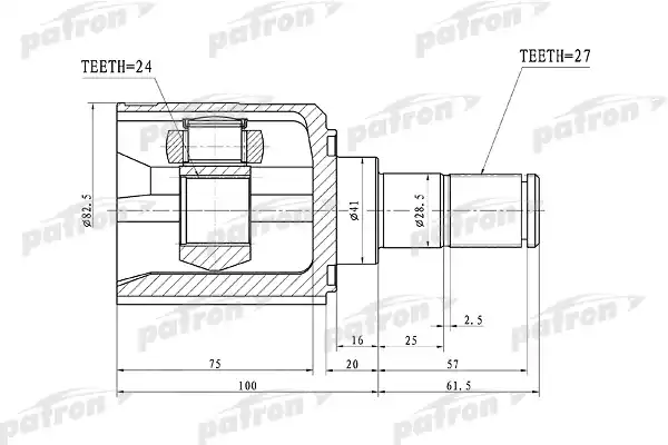 PCV1105 PATRON ШРУС