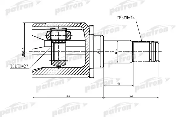 PCV1427 PATRON ШРУС