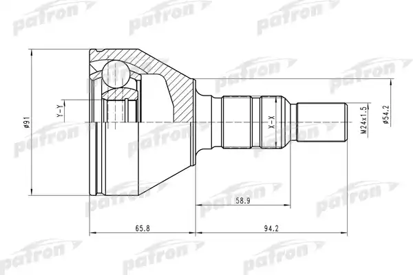 PCV1506 PATRON ШРУС