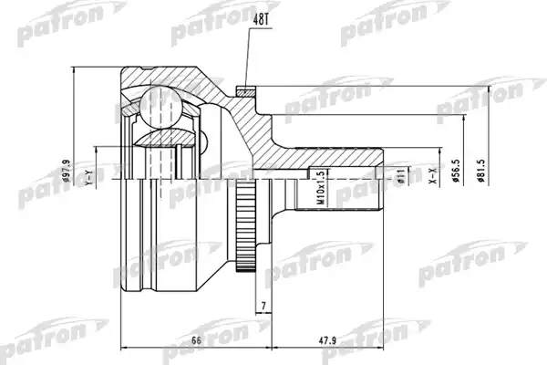 ШРУС PATRON PCV1538