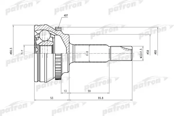 PCV2131 PATRON ШРУС