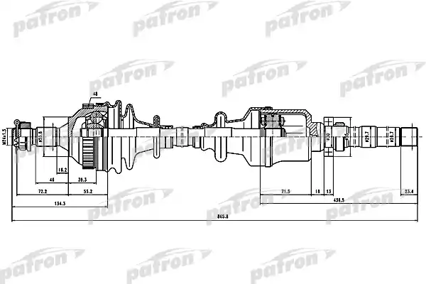 Полуось PATRON PDS1518