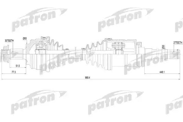 Полуось PATRON PDS7905