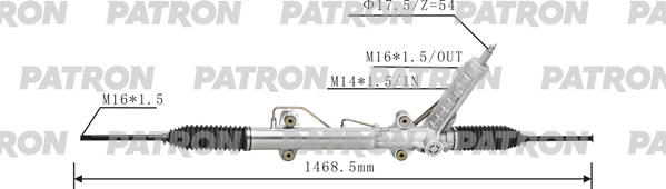 PSG3022 PATRON Рейка рулевая