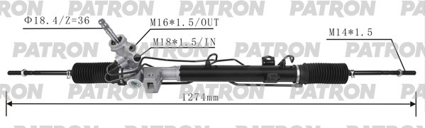 Рейка рулевая PATRON PSG3064