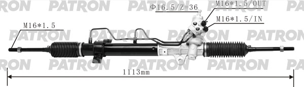 Рейка рулевая PATRON PSG3195