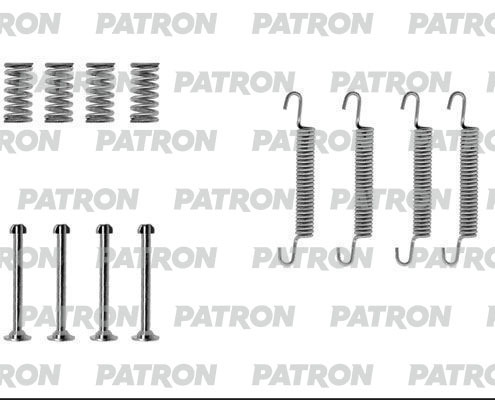 PSRK0028 PATRON Комплект монтажный тормозных колодок