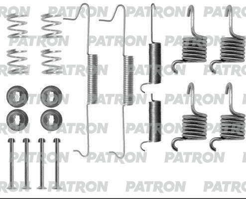 PSRK0075 PATRON Комплект монтажный тормозных колодок