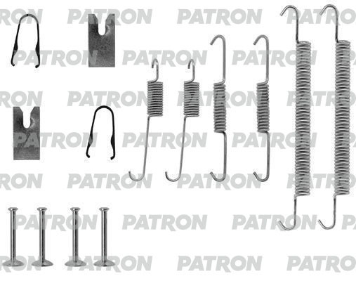 PSRK0078 PATRON Комплект монтажный тормозных колодок