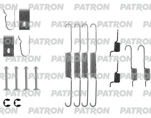 PSRK0080 PATRON Комплект монтажный тормозных колодок