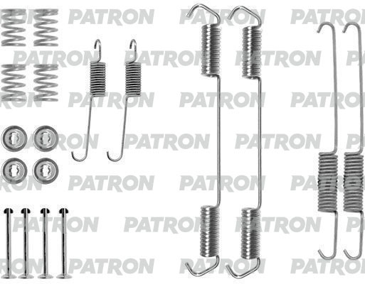 PSRK0133 PATRON Комплект монтажный тормозных колодок