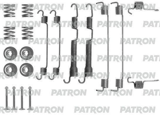 PSRK0154 PATRON Комплект монтажный тормозных колодок