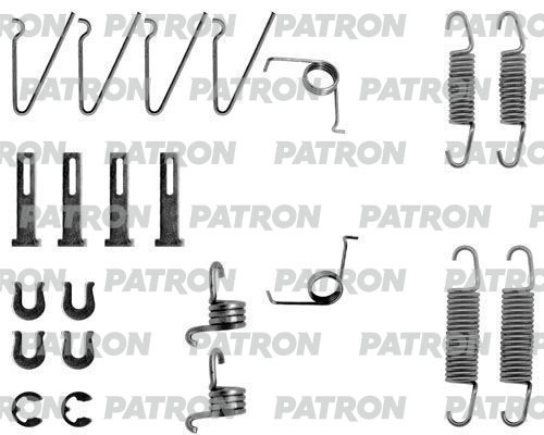 PSRK0197 PATRON Комплект монтажный тормозных колодок