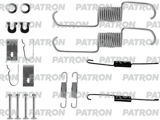 PSRK0204 PATRON Комплект монтажный тормозных колодок