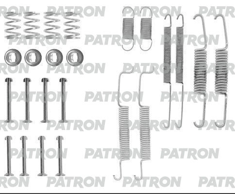 PSRK0261 PATRON Комплект монтажный тормозных колодок
