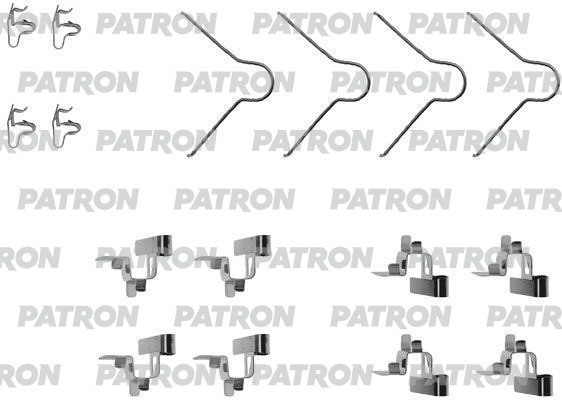 PSRK1029 PATRON Комплект монтажный тормозных колодок