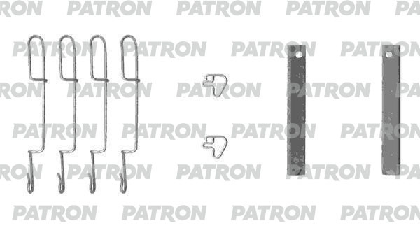 PSRK1055 PATRON Комплект монтажный тормозных колодок