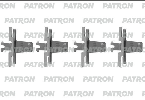 PSRK1221 PATRON Комплект монтажный тормозных колодок