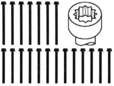 Комплект болтов ГБЦ PAYEN HBS466