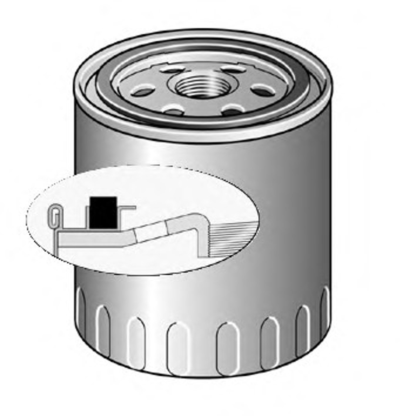 BC-1253 P.B.R. Фильтр масляный