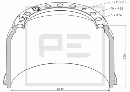 Тормозной барабан brake drum