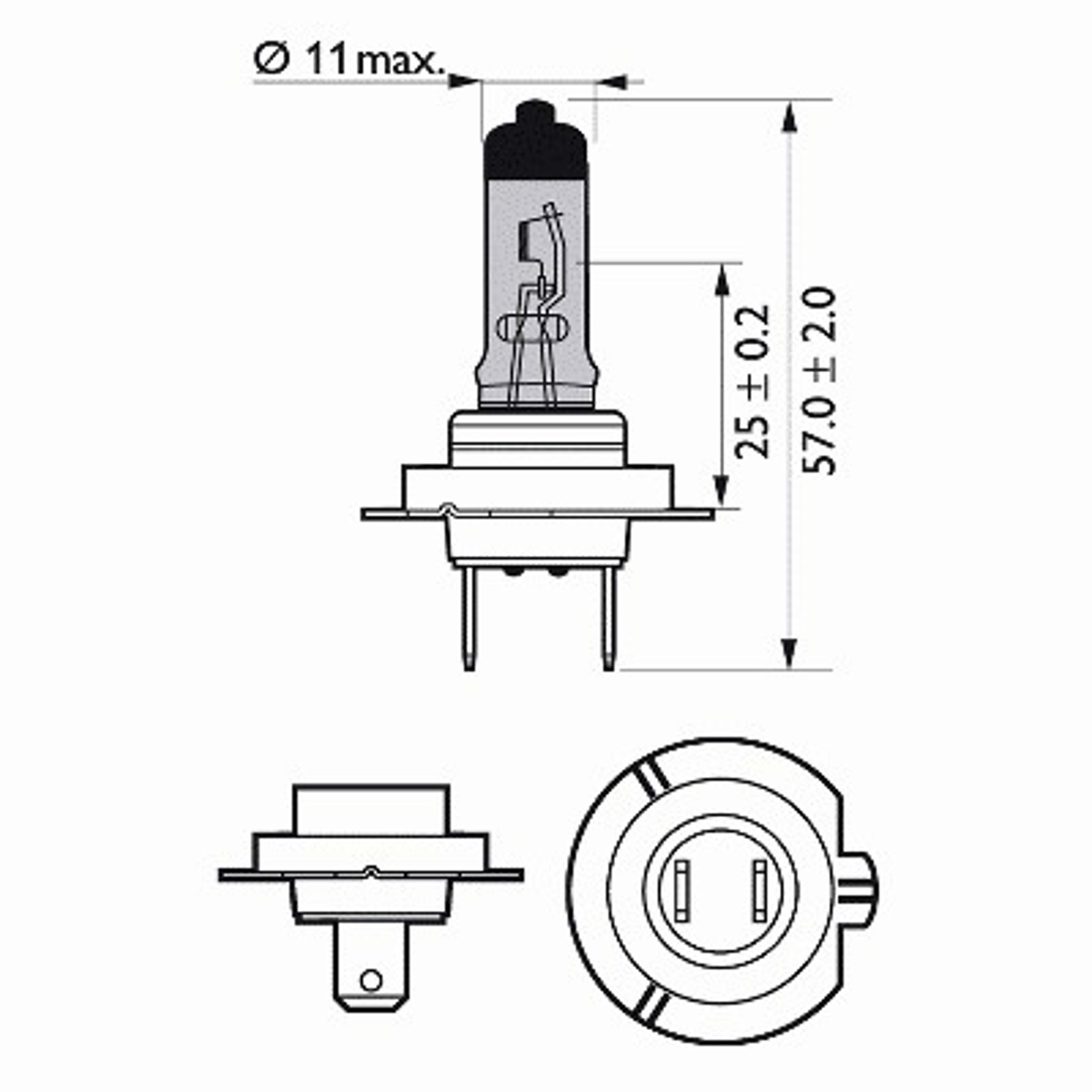 Лампочка дальнего света PHILIPS 12972XVS2